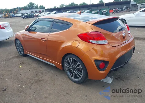 2016 Hyundai Veloster Turbo from USA, damaged, VIN KMHTC6AEXGU292451